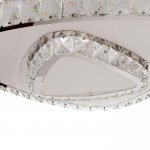 Люстра c ПДУ 9908672 LED 100Вт 3 режима диммер 3000-6000К хром 45х45х13 см