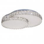 Люстра c ПДУ 9906672/2 LED 100Вт 3 режима диммер 3000-6000К хром 53х43х13 см