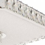 Люстра c ПДУ 9907672/2 LED 100Вт 3 режима диммер 3000-6000К хром 50х50х11 см