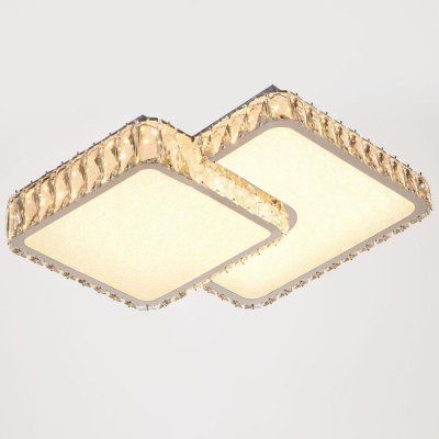 Люстра c ПДУ 9907672/2 LED 100Вт 3 режима диммер 3000-6000К хром 50х50х11 см Люстра c ПДУ 9907672/2 LED 100Вт 3 режима диммер 3000-6000К хром 50х50х11 см