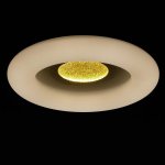 Светильник с ПДУ 670501N LED 96Вт 3 режима 3000-6000К диммер белый-золото 50х50х10 см