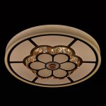 Светильник с ПДУ 670504N LED 105Вт 3 режима 3000-6000К диммер белый-хром 50х50х9 см