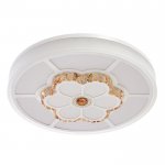 Светильник с ПДУ 670504N LED 105Вт 3 режима 3000-6000К диммер белый-хром 50х50х9 см