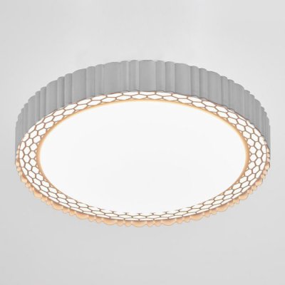 Светильник с ПДУ 670505N LED 48Вт 3 режима 3000-6000К диммер белый 40х40х9 см Светильник с ПДУ 670505N LED 48Вт 3 режима 3000-6000К диммер белый 40х40х9 см