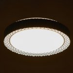 Светильник с ПДУ 670506N LED 48Вт 3 режима 3000-6000К диммер синий 40х40х9 см