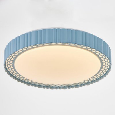 Светильник с ПДУ 670506N LED 48Вт 3 режима 3000-6000К диммер синий 40х40х9 см Светильник с ПДУ 670506N LED 48Вт 3 режима 3000-6000К диммер синий 40х40х9 см