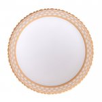 Светильник с ПДУ 670507N LED 48Вт 3 режима 3000-6000К диммер бежевый 40х40х9 см