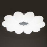 Светильник с ПДУ 670512N LED 140Вт 3 режима 3000-6000К диммер белый-серый 56х56х10,5 см