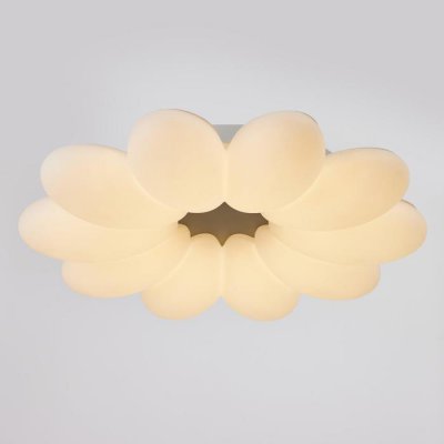 Светильник с ПДУ 670512N LED 140Вт 3 режима 3000-6000К диммер белый-серый 56х56х10,5 см Светильник с ПДУ 670512N LED 140Вт 3 режима 3000-6000К диммер белый-серый 56х56х10,5 см