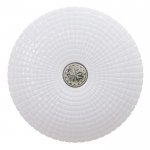 Светильник с ПДУ 670518N LED 72Вт 3 режима 3000-6000К диммер белый 50х50х6 см