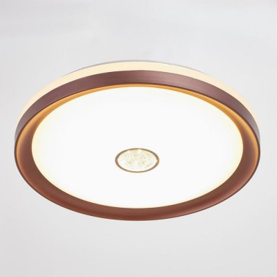 Светильник с ПДУ 670521N LED 72Вт 3 режима 3000-6000К диммер кофе 49х49х8 см