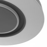 Светильник с ПДУ 670522N LED 80Вт 3 режима 3000-6000К диммер серый 51х51х8 см