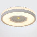 Светильник с ПДУ 670523N LED 80Вт 3 режима 3000-6000К диммер белый 49х49х9,5 см