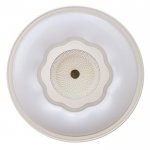 Светильник с ПДУ 670523N LED 80Вт 3 режима 3000-6000К диммер белый 49х49х9,5 см