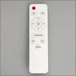 Светильник с ПДУ 670523N LED 80Вт 3 режима 3000-6000К диммер белый 49х49х9,5 см