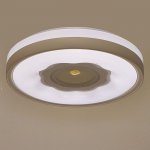 Светильник с ПДУ 670523N LED 80Вт 3 режима 3000-6000К диммер белый 49х49х9,5 см