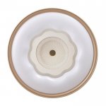 Светильник с ПДУ 670524N LED 80Вт 3 режима 3000-6000К диммер золото 49х49х9,5 см