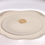 Светильник с ПДУ 670524N LED 80Вт 3 режима 3000-6000К диммер золото 49х49х9,5 см