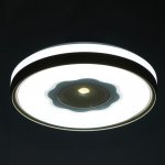 Светильник с ПДУ 670524N LED 80Вт 3 режима 3000-6000К диммер золото 49х49х9,5 см