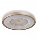 Светильник с ПДУ 670524N LED 80Вт 3 режима 3000-6000К диммер золото 49х49х9,5 см