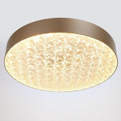 Светильник с ПДУ 670526N LED 72Вт 3 режима 3000-6000К диммер золото 48х48х12 см