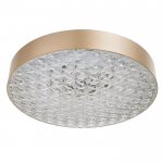 Светильник с ПДУ 670526N LED 72Вт 3 режима 3000-6000К диммер золото 48х48х12 см