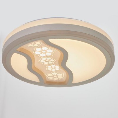 Светильник с ПДУ 670528N LED 72Вт 3 режима 3000-6000К диммер белый 49х49х9,5 см Светильник с ПДУ 670528N LED 72Вт 3 режима 3000-6000К диммер белый 49х49х9,5 см