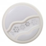 Светильник с ПДУ 670528N LED 72Вт 3 режима 3000-6000К диммер белый 49х49х9,5 см