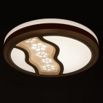 Светильник с ПДУ 670528N LED 72Вт 3 режима 3000-6000К диммер белый 49х49х9,5 см