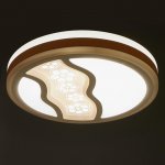 Светильник с ПДУ 670528N LED 72Вт 3 режима 3000-6000К диммер белый 49х49х9,5 см