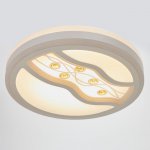 Светильник с ПДУ 670529N LED 72Вт 3 режима 3000-6000К диммер белый 49х49х9,5 см