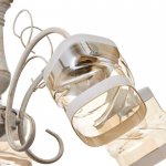 Люстра 673103/5 E27 40Вт белый с золотой патиной 66х66х32 см