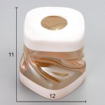 Бра 673104/1 E27 40Вт белый с золотой патиной 26х26х24 см