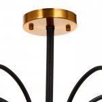 Люстра 673108/5 E27 40Вт бронза-черный 58х58х37 см