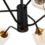 Люстра 673109/6 E27 40Вт бронза-черный 89х48х37,5 см