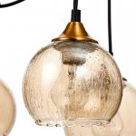 Люстра 673111/5 E27 40Вт бронза-черный 55х55х37 см