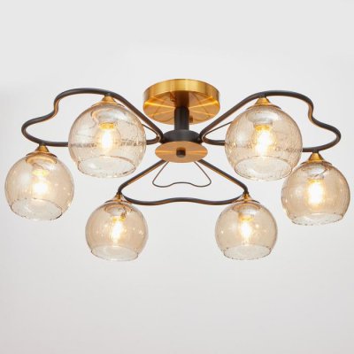 Люстра 673112/6 E27 40Вт бронза-черный 66х66х24 см Люстра 673112/6 E27 40Вт бронза-черный 66х66х24 см