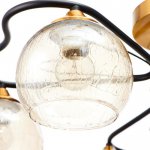 Люстра 673112/6 E27 40Вт бронза-черный 66х66х24 см