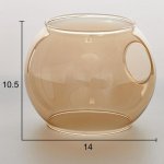 Люстра 673113/6 E27 40Вт бронза-черный 70х70х17 см