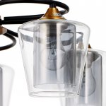 Люстра 673118/5 E27 40Вт бронза-черный 58х58х27 см