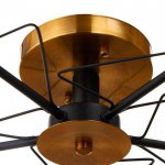 Люстра 673119/5 E27 40Вт бронза-черный 61х61х26 см