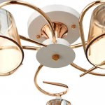 Люстра 673120/5 E27 40Вт белый-золото 45х45х21 см