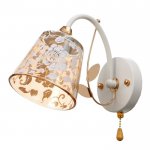 Бра 673122/1 E27 40Вт белый-золото 24х12х17 см