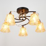 Люстра 673123/5 E27 40Вт черный-золото 55х55х27,5 см