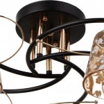 Люстра 673123/5 E27 40Вт черный-золото 55х55х27,5 см