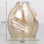 Люстра 673126/6 E27 40Вт бронза 68х68х25 см