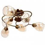 Люстра 673126/6 E27 40Вт бронза 68х68х25 см