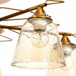 Люстра 673128/5 E27 40Вт бронза-черный 59х59х26 см