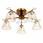 Люстра 673128/5 E27 40Вт бронза-черный 59х59х26 см