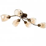 Люстра 673129/6 E27 40Вт бронза 70х48х19 см